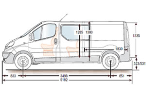 renault trafic sport height